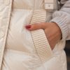 Жилет Easy Vest Ivory з в'язаним капюшоном