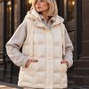 Жилет Easy Vest Ivory з в'язаним капюшоном