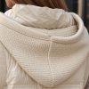 Жилет Easy Vest Ivory з в'язаним капюшоном